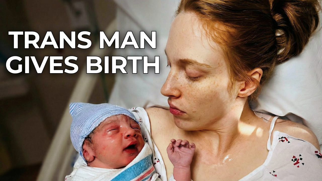 giving birth to my first son